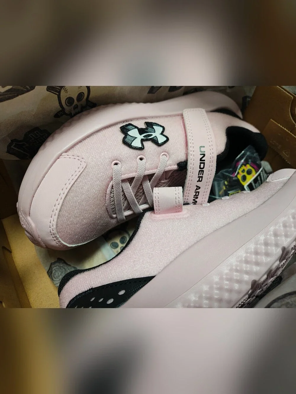 Under Armour Kids' Pink Athletic Sneakers